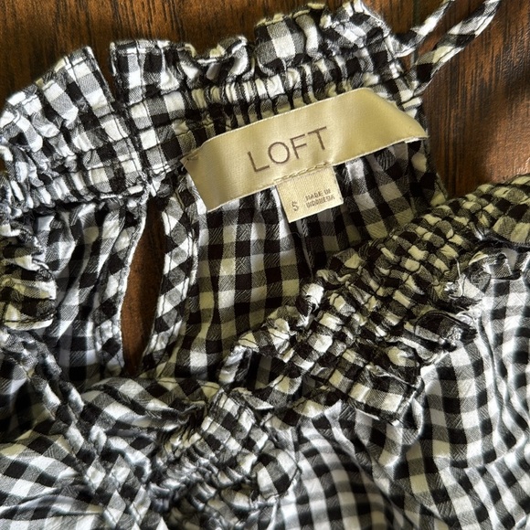 LOFT Halter Cami black and white size S (K12) - Picture 3 of 7